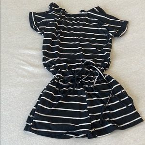 Black and white Amazon romper small